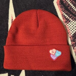 Jeffree Star Cosmetics Valentine's Day Candy Heart Red Beanie